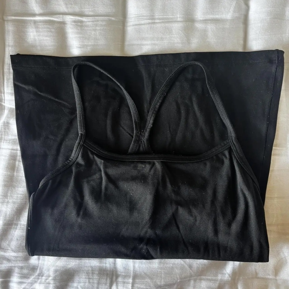 Black Women’s Raceback Athletic Tank Top - XS